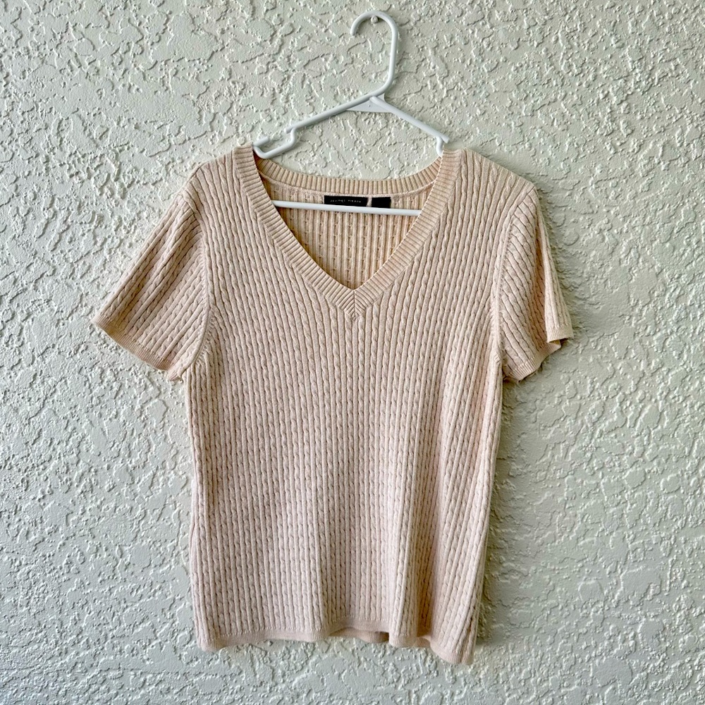 knit v-neck top